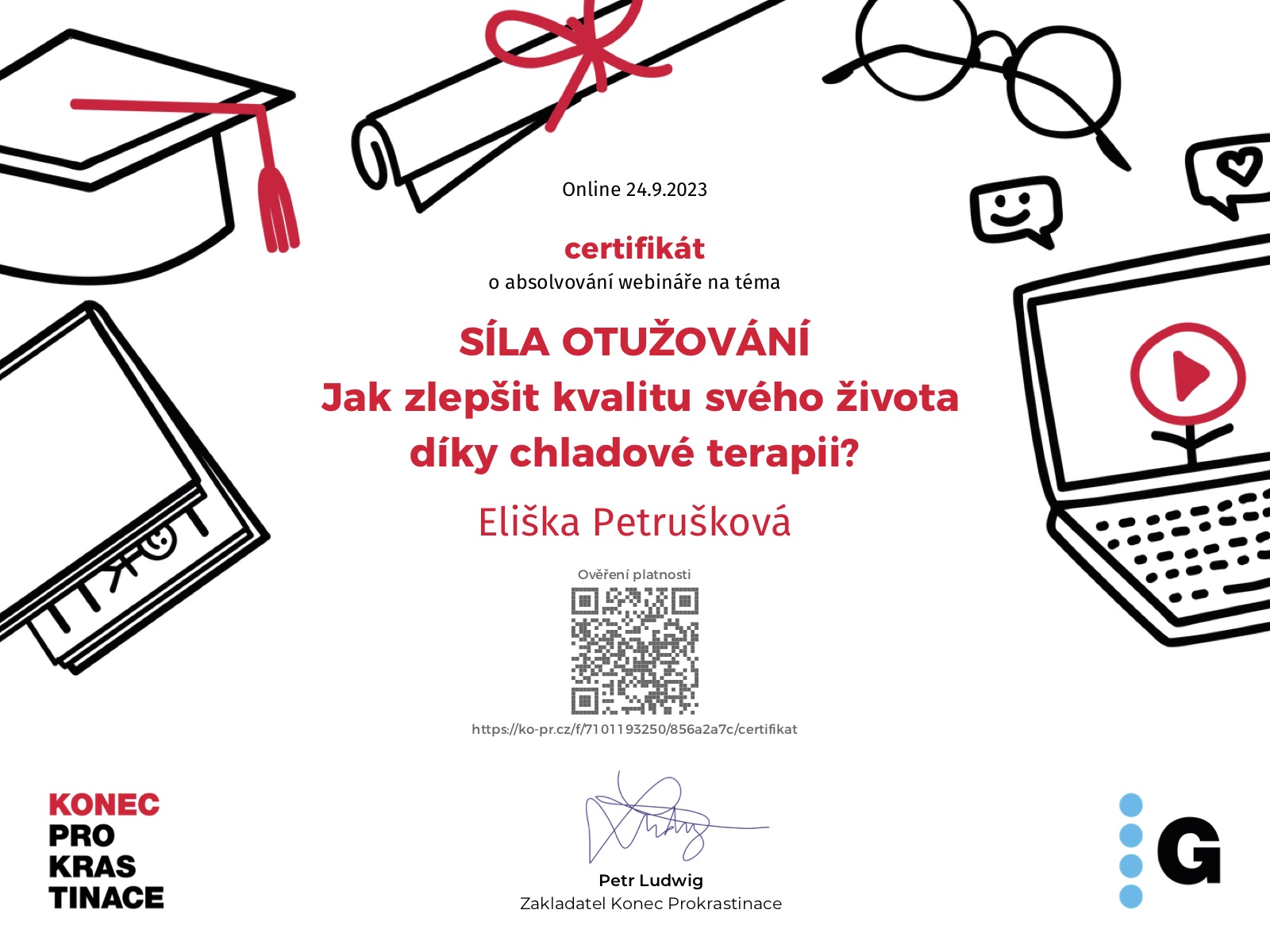 Certifikát o otužování
